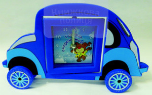 Годинник-машинка для дітей "Господь охорона моя"