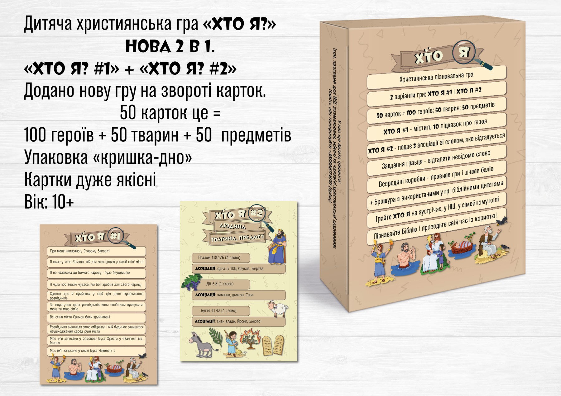 Християнська пізнавальна гра ХТО Я? / для підлітків