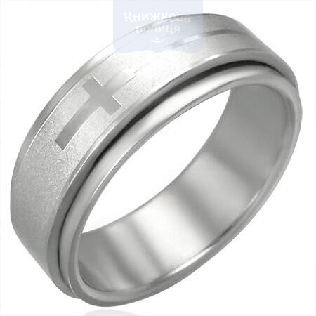 Каблучка з ювелірної сталі  EMR-KP016