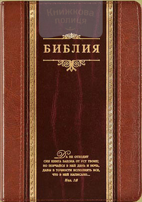 Библия 042 (Виссон, Классика темно-коричневая, кожа, золотой обрез, индексы, V13-042-06)